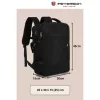 Peterson Ptn 24421-5074 több funkciós fekete hátitáska, utazótáska 45 X 30 X 25 Cm