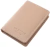 La Scala bézs női bőr kártyatartó 10 x 7,5 cm