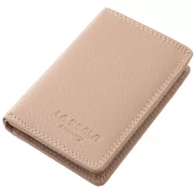 La Scala bézs női bőr kártyatartó 10 x 7,5 cm
