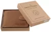 GreenDeed férfi pénztárca valódi vadász bőr RFID védelemmel 12 x 9,5 cm
