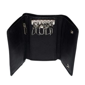 La Scala fekete bőr kulcstartó 12,5 × 7,5 cm