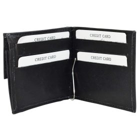 Dollártárca marhabőrből, 6 db-os kártyatartóval