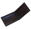 La Scala sötétbarna bőr pénztárca, RFID 11 × 8 cm