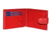 La Scala piros bőr pénztárca 11 × 8 cm