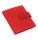 La Scala 16 db-os piros bőr kártyatartó RFID védelemmel
