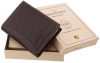 GreenDeed valódi bőr kártyatartó, RFID védelemmel 9,8 × 7,8 cm
