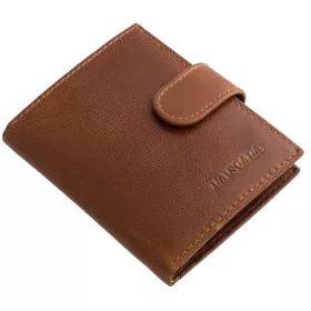 LA SCALA konyak bőr kártyatartó 10,5 x 8,5 cm