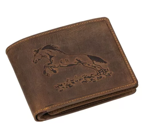 GreenDeed lovas bőr pénztárca