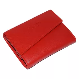 La Scala piros női bőr pénztárca 12,5 × 9,8 cm