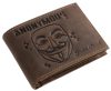 GreenDeed vadász bőr pénztárca Anonymous mintával