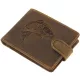 GreenDeed horgász átkapcsos bőr pénztárca ponty mintával 12,3 x 9 cm
