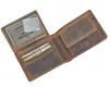 GreenDeed horgász bőr pénztárca süllő mintával 12,3 x 9 cm