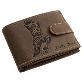   GreenDeed férfi pénztárca kosárlabdás mintával 12 × 9,2 cm
