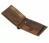 GreenDeed bőr pénztárca helikopter mintával 12 × 9,2 cm