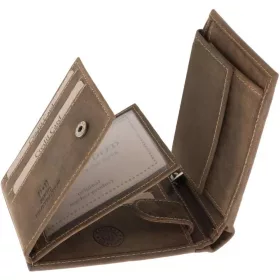 GreenDeed férfi pénztárca súlyzó mintával 12 × 9,2 cm