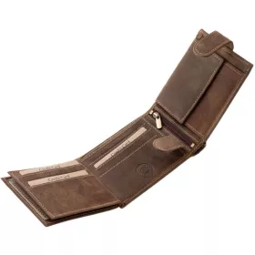 GreenDeed bőr pénztárca német juhászkutya mintával, RFID védelemmel