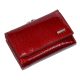 Nicole: Kígyóbőr mintás piros lakkbőr női pénztárca 12 x 8,5 cm