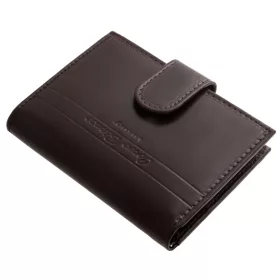   Corvo Bianco Luxury bőr kártyatartó sötétbarna  10,3 x 7,5 cm