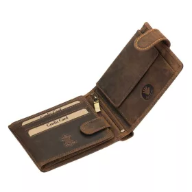   GreenDeed bőr pénztárca tacskó mintával, RFID védelemmel 12 × 9,2 cm