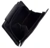 La Scala fekete női bőr pénztárca 13 × 10 cm