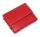 La Scala piros színű, női, bőr pénztárca 12 x 10 cm