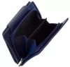 La Scala sötétkék női bőr pénztárca 13 × 10 cm