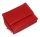La Scala női, piros bőr pénztárca 11 x 8,5 cm