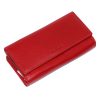La Scala piros színű, női, bőr nagyméretű pénztárca 19 x 10 cm