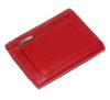La Scala piros színű, női, bőr pénztárca 13 x 10 cm