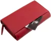 La Scala piros nagyméretű női bőr pénztárca 16 x 9 cm