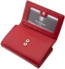 La Scala piros női bőr pénztárca 13 × 9 cm