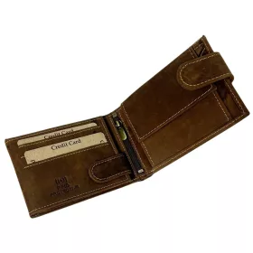 GreenDeed bőr pénztárca helikopter mintával 12 × 9,2 cm