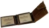 GreenDeed bőr pénztárca helikopter mintával 12 × 9,2 cm