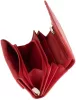 La Scala piros női bőr pénztárca 13,3 × 9,5 cm
