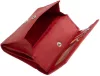 La Scala piros női bőr pénztárca 13,3 × 9,5 cm