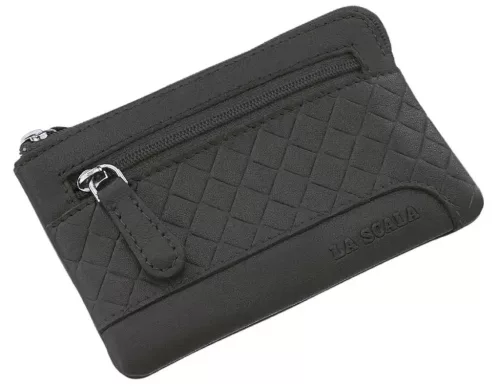 La Scala fekete bőr kulcstartó 12 × 8 cm