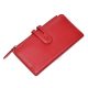 La Scala piros színű női nagyméretű bőr pénztárca  19 x 10,5 cm