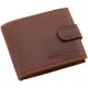 GreenDeed férfi barna bőr pénztárca díszdobozban 11,5 × 9,5 cm