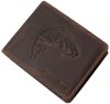 GreenDeed horgász bőr pénztárca ponty mintával 12,3 x 9 cm