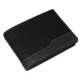   GreenDeed férfi, fekete színű bőr pénztárca 12 × 9,5 cm