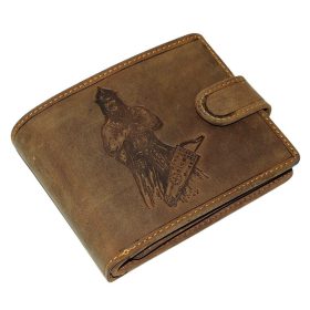   GreenDeed bőr átkapcsos pénztárca ősmagyar íjász lenyomattal