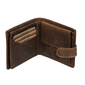   GreenDeed bőr pénztárca ősmagyar íjászt ábrázoló lenyomattal