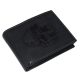 GreenDeed motoros fekete bőr pénztárca, RFID 12 × 9,2 cm