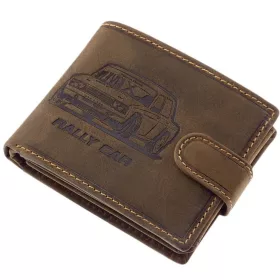   GreenDeed bőr pénztárca Lada VFTS lenyomattal, RFID, 12 × 9,3 cm