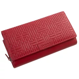   Női pénztárca valódi bőrből La Scala Luxury nagyméretű bőr pénztárca  19 x 10 cm