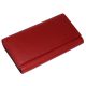 La Scala piros bőr pénztárca, brifkó 19 × 11,3 cm