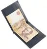 Corvo Bianco sötétkék bőr dollártárca 11 × 9,2 cm