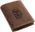 GreenDeed barna bőr irattartó pénztárca magyar címer mintával 12,6 × 9,5 cm