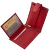 Corvo Bianco Luxury átfogópántos fekvő női bőr pénztárca 11 x 9 cm