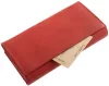 GreenDeed női bőr piros pénztárca lepke mintával 18,6 × 10 cm